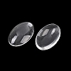 Transparent Oval Glass Cabochons GGLA-R022-30x20-1