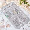 Rectangle PU Leather Envelope Travel Folding Rolls AJEW-WH0248-887B-4