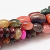 Mixed Shape Natural Agate Beads Strands G-K083-M2-1