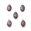 Natural Amethyst Pendants G-K333-01D-1