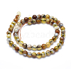 Natural Striped Agate/Banded Agate Beads G-J371-02-4mm-2