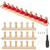 Wooden Knitting Loom Frame KNIT-WH0007-003A-1