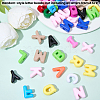 50Pcs Opaque Resin Beads RESI-SP0001-64-7