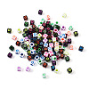 1200Pcs 12 Colors Opaque Acrylic European Beads MACR-TA0001-20-14