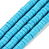 Synthetic Turquoise Beads Strands X-TURQ-G110-6x3mm-06-1