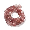 Natural Strawberry Quartz Beads Strands G-R190-10mm-34-3