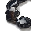 Natural Black Agate Beads Strands G-F769-A01-01-4