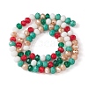 Christmas Theme Glass Beads Strands GLAA-YW0001-82A-1