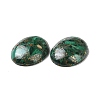 Natural Malachite Cabochons G-E464-42S-3