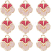 Beebeecraft 12Pcs Brass Enamel Charms KK-BBC0012-21-1