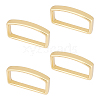 Brass Loop Keepers KK-WH0083-09C-G-1