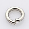 Tarnish Resistant 304 Stainless Steel Open Jump Rings STAS-E067-10-10mm-1