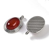 Natural Carnelian(Dyed & Heated) Pendants KK-P283-54P-01-2