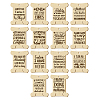 14Pcs 14 Style Plywood Thread Winding Boards WOOD-WH0060-05-1