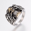 304 Stainless Steel Finger Rings RJEW-G091-10-1