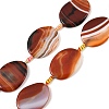 Natural Banded Agate Beads Strands G-P605-L02-06-2