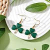 Alloy Enamel Dangle Earrings EJEW-JE06197-2