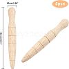 CHGCRAFT 5Pcs Wooden Plant Dibber AJEW-CA0002-41-2