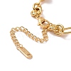 304 Stainless Steel Knot Link Chain Bracelet for Men Women LS-BJEW-E020-01G-3