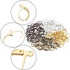  200Pcs 4 Colors Brass Leverback Earring Findings KK-NB0001-65-4