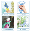 PVC Wall Static Stickers Sets DIY-WH0311-012-5