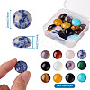 Fashewelry 24Pcs 12 Style Natural & Synthetic Gemstone Cabochons G-FW0001-05-7