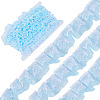 12.5 Yards Double Layers Polyester Lace Trim OCOR-GF0003-11B-1