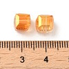 Electorplated Glass Beads X-EGLA-E006-1D-2