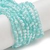 Crackle Glass Beads Strands GLAA-U001-4mm-02-1