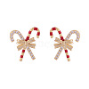 Alloy Enamel Stud Earrings FS-WG41D3C-01-5