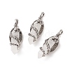 Natural Quartz Crystal Pointed Pendants G-C051-01C-1