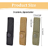 BENECREAT 6Pcs 3 Colors Nylon Tactical Molle Straps DIY-BC0009-29-2