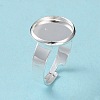 Adjustable 201 Stainless Steel Finger Rings Components STAS-G187-01S-12mm-2