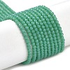 Glass Imitation Jade Beads Strands GLAA-H021-02-07-1