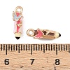 Alloy Enamel Charms FIND-G101-05G-4