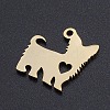 201 Stainless Steel Silhouette Charms STAS-N090-JN853-2-2