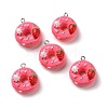 Opaque Resin Pendants RESI-G032-C04-1