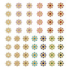 Cheriswelry 260Pcs 13 Style CCB Plastic with Rhinestones Cabochons FIND-CW0001-10-11