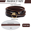 2Pcs Cowhide Wrap Bracelets BJEW-GF0001-35A-2