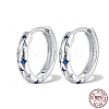 925 Sterling Silver Hoop Earrings WR7207-1-1