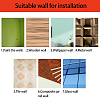 CREATCABIN Acrylic Mirror Wall Stickers Decal DIY-CN0001-13B-Q-6