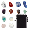 Mixed Tumbled Gemstone Nuggets Gift Bag AJEW-WH0367-40-1