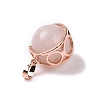 Natural Rose Quartz Pendants G-A212-01RG-05-3