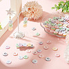200Pcs 2-Hole Resin Buttons BUTT-TA0001-60A-7