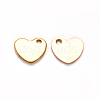 Ion Plating(IP) 304 Stainless Steel Stamping Blank Tag Charms X-STAS-M238-01-1