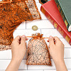Halloween Theme Spider Printed Organza Drawstring Bags ABAG-WH20021-006C-4