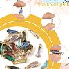 20Pcs 10 Colors Faceted Glass Charms GLAA-FS0002-64-3