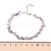 Natural Amethyst Beads Bracelets for Women BJEW-H623-02S-02-5