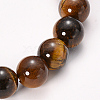 Natural Tiger Eye Beaded Stretch Bracelets BJEW-Q692-13-8mm-2