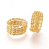 Alloy Hair Braid Spring Rings OHAR-WH0013-01G-3